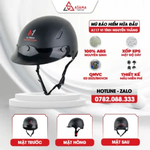Mũ bảo hiểm nửa đầu A118 Cozy 2